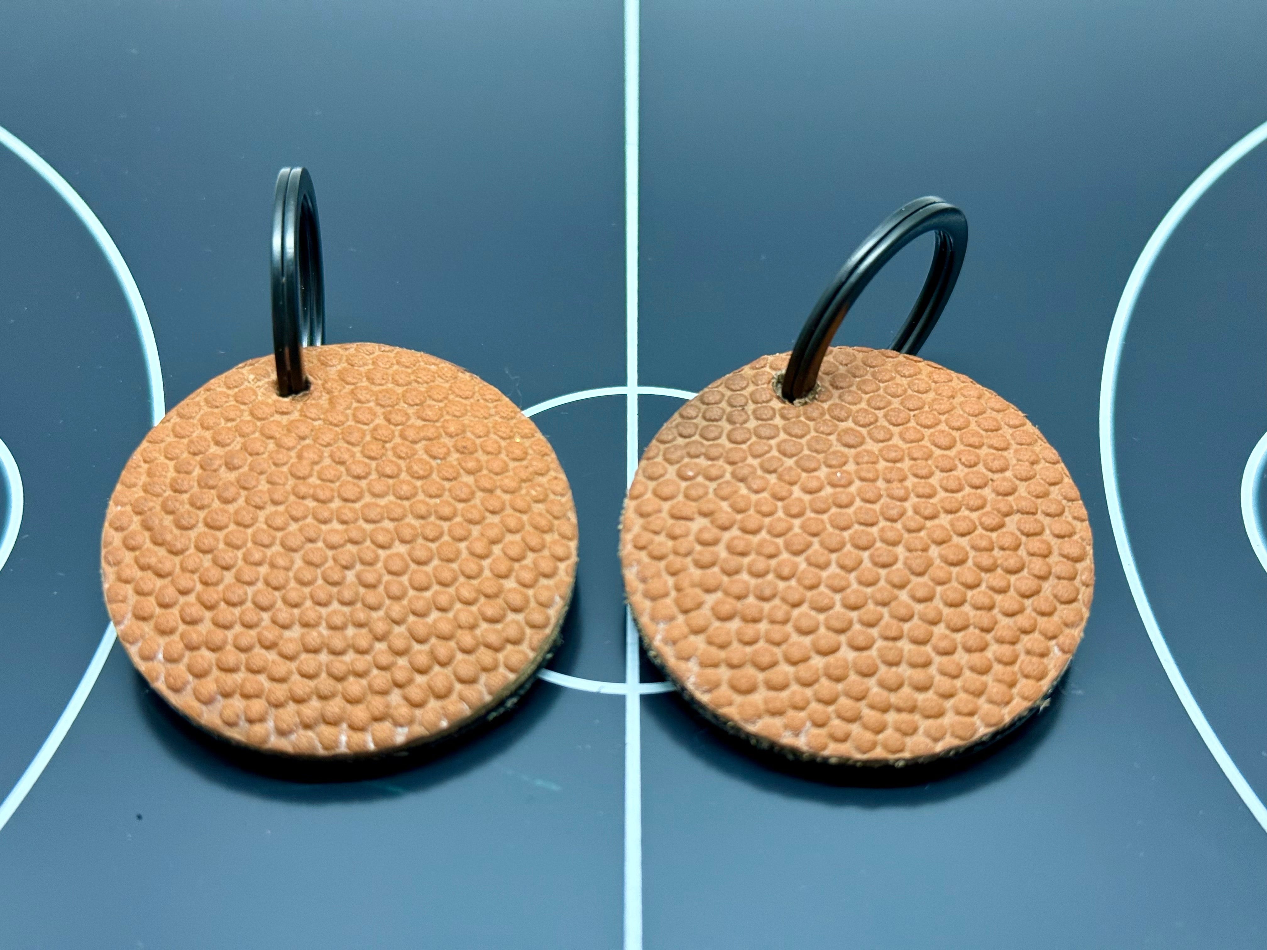 On the Court Keychain-Round