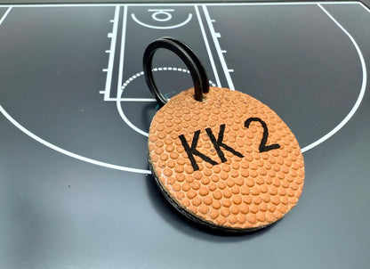 On the Court Keychain-Round